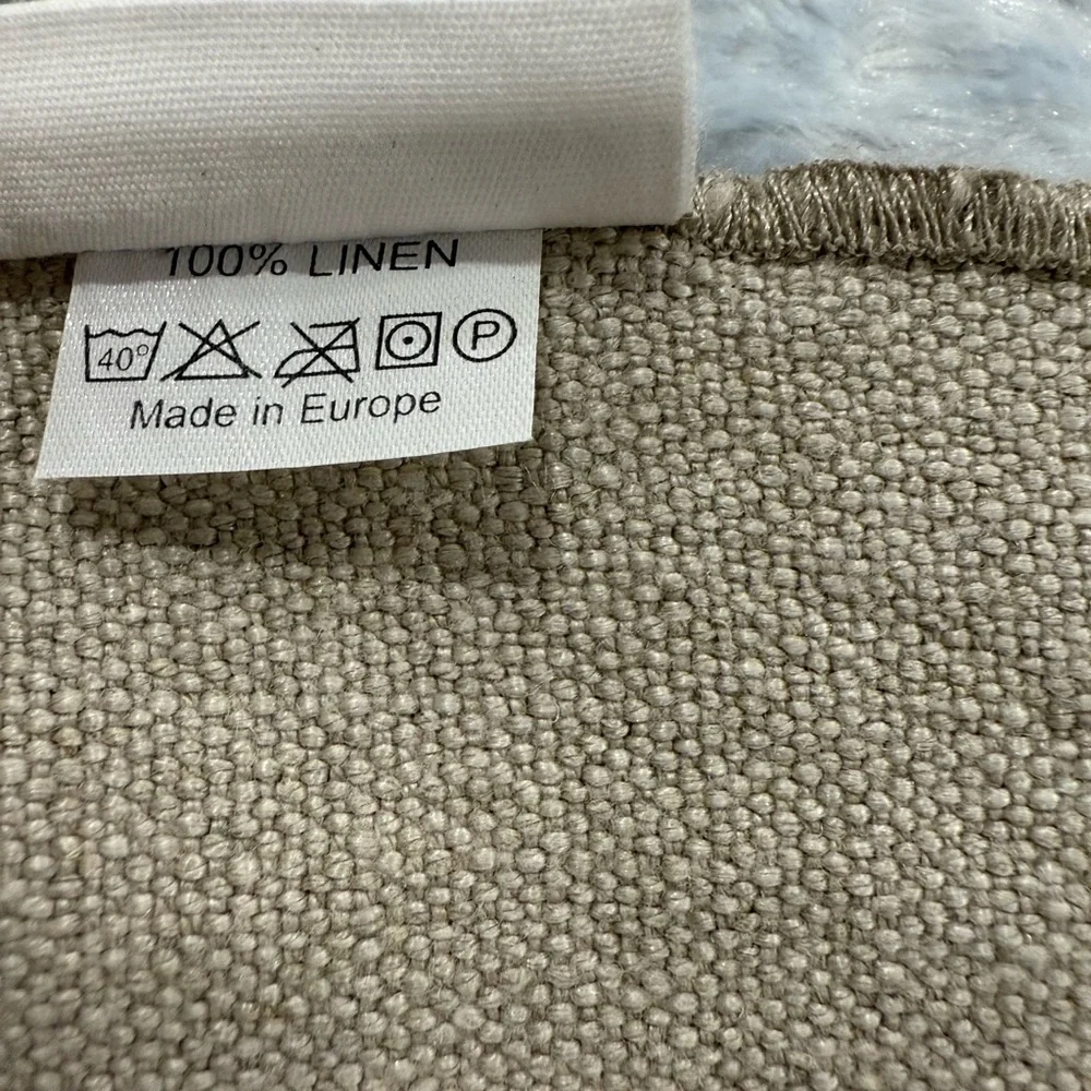 LINGE PARTICULIER LOOSE TABLE-MAT 100% LINEN IN Color WALNUT made in FRANCE